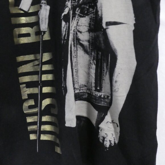 JUSTIN BIEBER - BELIEVE - Live 2013 - North American Tour | Black Tee - T-Shirt - Picture 7 of 16